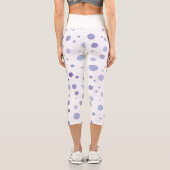 Leggings Capri pois peints à la main (Verso)