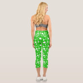 Leggings Capri Pois verts (Verso)