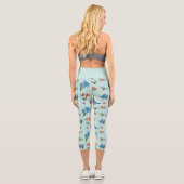 Leggings Capri Poisson Carton mignon (Verso)