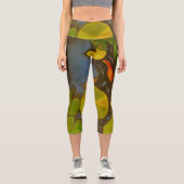 Leggings Capri Poisson D'Or Koi Pond Water Lys (Recto)