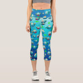 Leggings Capri poisson souriant (Recto)