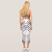 Leggings Capri Polka Abstrait (Verso)