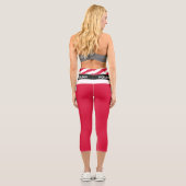 Leggings Capri Pologne & polonais Drapeau mode, Fitness, Sports (Verso)