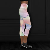 Leggings Capri Porte de pêche | Pretty Soft Pastel Aquarelle Ombr