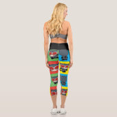 Leggings Capri Poses de caractères Chibi Catwoman (Verso)