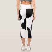 Leggings Capri Poster de animal (Verso)