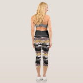 Leggings Capri Poster de animal sauvage (Verso)