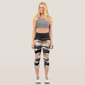 Leggings Capri Poster de animal sauvage (Recto)