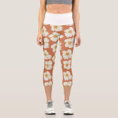 Leggings Capri Poulet orange (Recto)