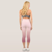 Leggings Capri Poussière de rose dégradé (Verso)