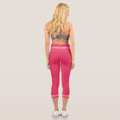 Leggings Capri Powered by plante Vegan rose minima (Verso)
