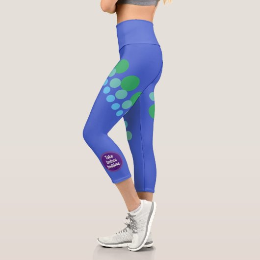Leggings Capri Prendre avant le coucher les points de pente (Gauche)