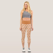 Leggings Capri Pretzel doux et salé Motif (Recto)