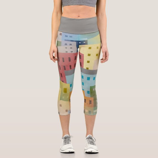 Leggings Capri Printemps en ville (Recto)