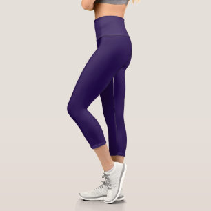 Leggings Capri Profonde violet royal
