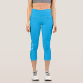Leggings Capri Progrès et non Perfection Exercice pour Femmes (Recto)