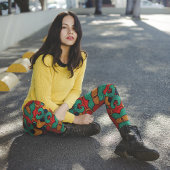 Leggings Capri Psychédélique