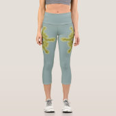 Leggings Capri Pulse céleste de la Forge de Soleil (Recto)