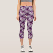 Leggings Capri Purple Japonais Iris Flower Nature (Recto)
