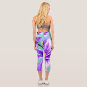 Leggings Capri Purple Lilly du Motif de la Vallée (Verso)