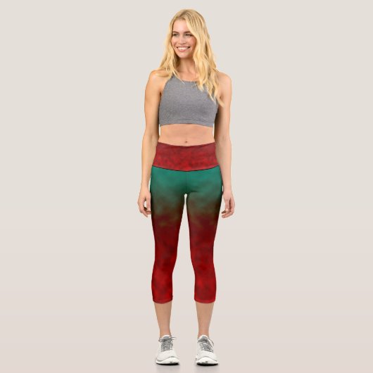 Leggings Capri Racines de Flamme (Recto)
