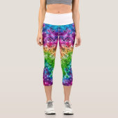 Leggings Capri Rainbow Doodle (Recto)