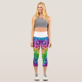 Leggings Capri Rainbow Doodle (Recto)