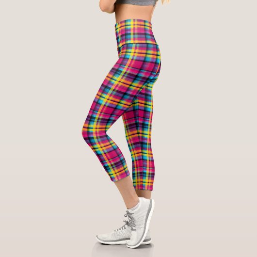 Leggings Capri Rainbow Tartan (Gauche)