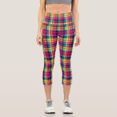 Leggings Capri Rainbow Tartan (Recto)