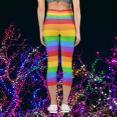 Leggings Capri RainbowFlow : indicateur de fierté horizontale
