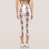 Leggings Capri Rat drôle avec dessin animé de la caméra (Verso)