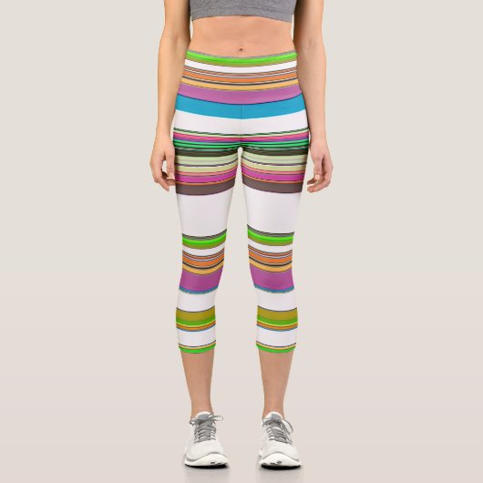 LEGGINGS CAPRI RAYÉ (Recto)