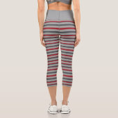 Leggings Capri Rayé décoratif (Verso)