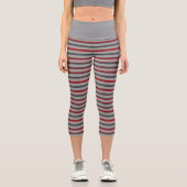 Leggings Capri Rayé décoratif (Recto)
