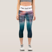 Leggings Capri rayons de soleil sous l'eau (Recto)