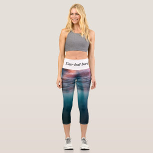 Leggings Capri rayons de soleil sous l'eau