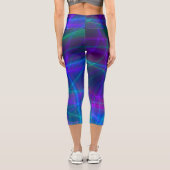 Leggings Capri Rayons multicolores lumineux (Verso)
