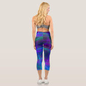 Leggings Capri Rayons multicolores lumineux (Verso)