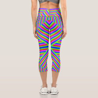 Leggings Capri Rayures