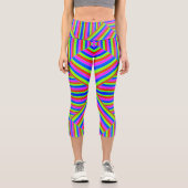 Leggings Capri Rayures (Recto)