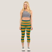 Leggings Capri Rayures arc-en-ciel (Recto)