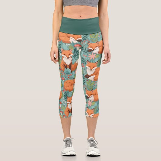 Leggings Capri Renard des bois (Recto)