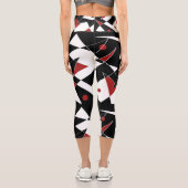 Leggings Capri Repérer les balles rouges (Verso)