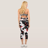 Leggings Capri Repérer les balles rouges (Verso)