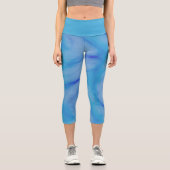 Leggings Capri Résumé bleu (Recto)