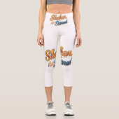 Leggings Capri "Réveillé, Pas Fatigué." (Recto)