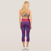 Leggings Capri Robot Chicken Nerd Unicorn (Verso)