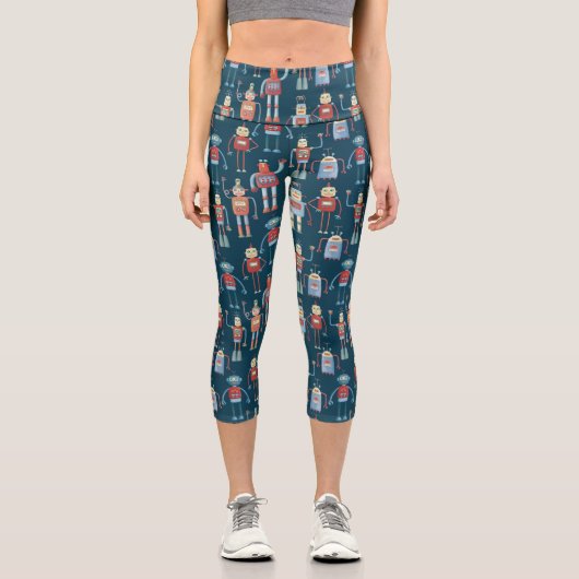 Leggings Capri Robots (Recto)