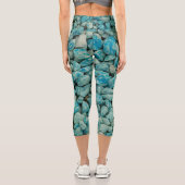 Leggings Capri Rochers bleus sur ces capris (Verso)