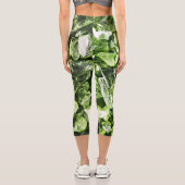 Leggings Capri Roches cristallines verdoyantes (Verso)